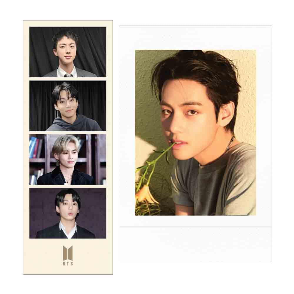 

Настоящий набор Bangtan Boys 4Cut Photo 2Sheet Polaroid 10Sheet Insenekko 10 Instax style trading Настоящий набор K-STAR [BTS-01] + (2 + карты) (Бантан Бойз,