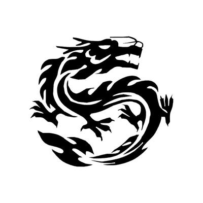 1 ST Persoonlijkheid Draak Totem Holografische Sticker Auto Sticker Bumper Motorfiets Voertuig Motorfiets Kras En Waterdicht