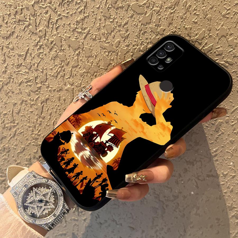 Case for Moto S30 Pro Edge 20 30 X30 Pro Funda Phone Cover Luffy Zoro Cartoon