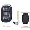 Car Key Fob Case Shell Housing For Hyundai Creta I20 I30 Ix35 Ix25 Elantra Grandeur Ig Accent Solaris Sonata Palisade Kona Azera