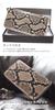 Natural Diamond Python Long Wallet YKK Wallet Snake Skin Snake Python Genuine Leather Round Zip Round Zipper Long Wallet Large Large Capacity Flashy