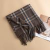 Japanese and Korean Plaid Cashmere Plaid Scarf Women's Winter Versatile Couple Warm Scarf