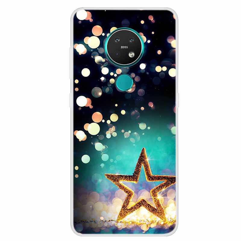 Per Custodia Nokia 7.2 Nokia 6.2 Lusso Silicone TPU Morbida Cover Posteriore Custodia Telefono Per Nokia 7.2 Funda TA-1193 TA-1178 Cartone Animato Coque