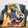 Custom Name "Spider-Man: Web Heroes" blanket for Couch & Bed, Plush Cozy Fuzzy Blanket Super Soft & Warm Blankets for Fall and Winter. 090816
