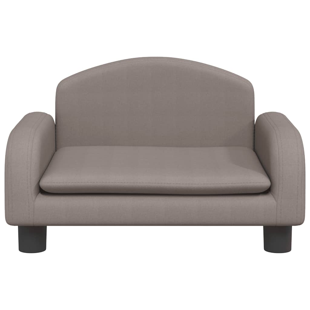Kids Sofa Taupe 50 x 40 x 30 cm Fabric