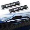 WEARB1 2025 W124 W210 2pcs Car Metal Sticker Car Body Decoration Labeling For Mercedes Benz A B R G Class GLK GLA C200 E200 C200L S400