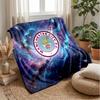 Manchester City Theme Blanket Soft Flannel Blanket Plush Throw Blanket Cozy Sofa Bed Blanket for Home Decor