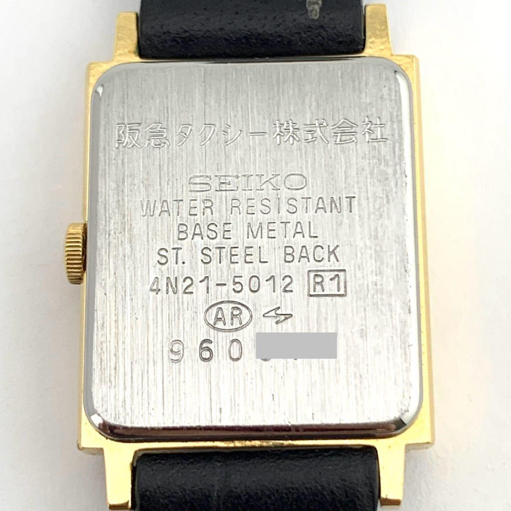 Used [Used] SEIKO 4N21-5012 Watch Square Gold