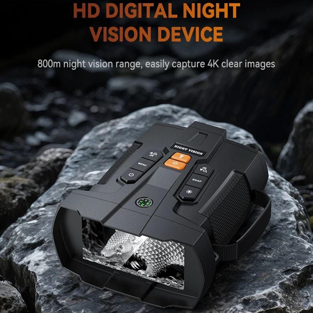 10x Zoom 4K Night Vision Goggles Infrared Night Vision Telescope Outdoor Adventure
