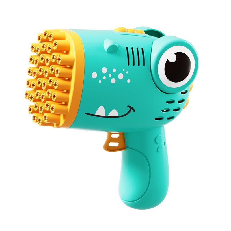 Dinosaur Bubble Gun Automatic Blowing Soap Handheld Bubble Machine Cartoon Bubbles Gun  Kids Toys Summer Beach Bath Outdoor Toys