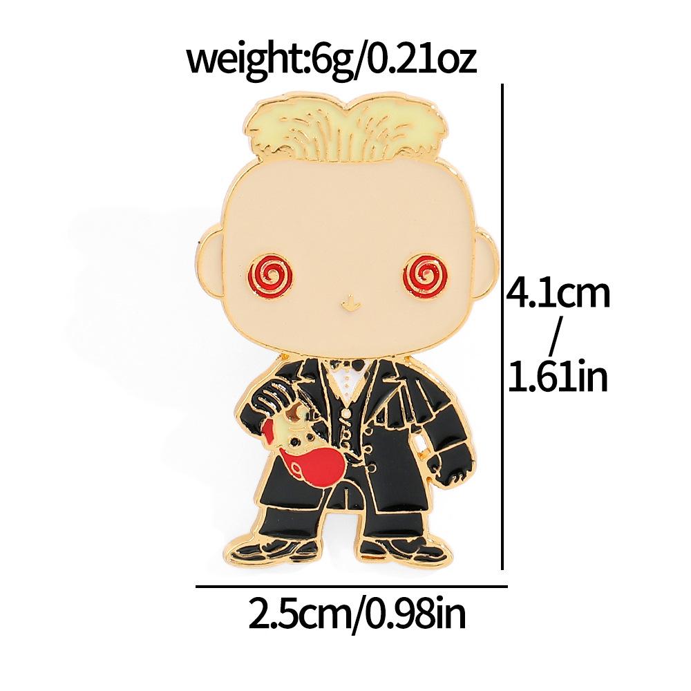 Европейские и американские мультфильмы и телеперсонажи периферия металлическая значок ведьма Росомаха сплав брошь булавка украшение