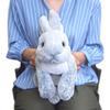 Hiza Usagi Plush Toy Gray Small P-3772