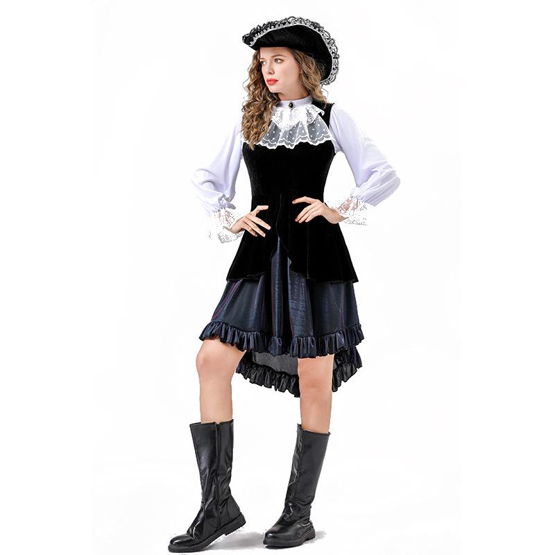 Cosplay Halloween adult female pirate costume female captain dress cosplay orgy party stage show costume