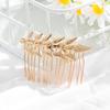 Headwear Bridesmaid Hair Combs Leaves Hair Bands Wedding Hair Crown Bride Headbands Metal Gold Leaf