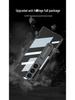 Transparent Samsung ZFold7 Case with Customizable Middle Axis and Integrated Electroplated Stand