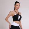 2025 Spring/Summer Double-Sided Colorblock Thin Strap Yoga Bra - Women's Nude Feel Sportswear