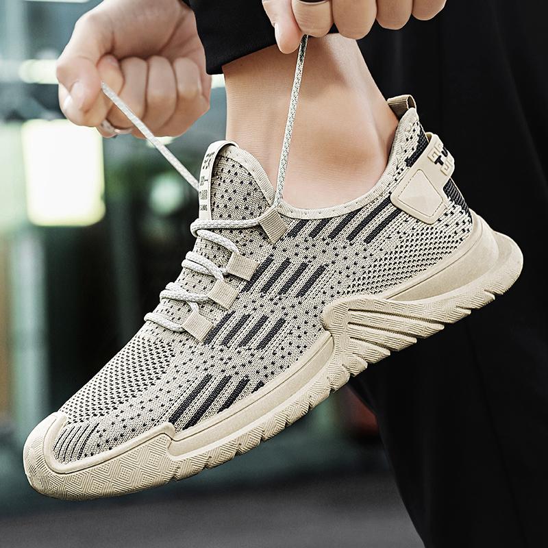 Summer Fly Weave Breathable Casual Shoes Men's Sports Shoes Fashion Korean Fashion Shoes Men's Shoes