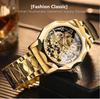 Winner Style Men'S Fashion Casual Waterproof Hollow Watch, Automatic Mechanical Watch