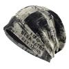 Tie-dye Slouchy Beanie Hat Stretchy Streetwear Beanie Retro Plush Lined Beanie  For Men Women
