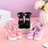 PU Leather 60cm Doll Shoes Causal Wear 1/3 Doll Shoes Kids Toy Doll High Heel Shoes  Girls Gift