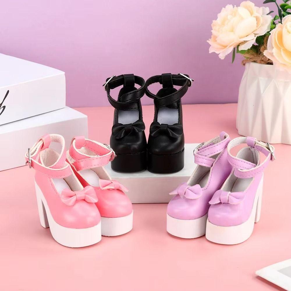 PU Leather 60cm Doll Shoes Causal Wear 1/3 Doll Shoes Kids Toy Doll High Heel Shoes  Girls Gift