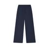 FILA Milano Series Trendy Fashion Versatile Straight Loose Casual Pants Women bottoms Deep-Blue F11W535801F-DB
