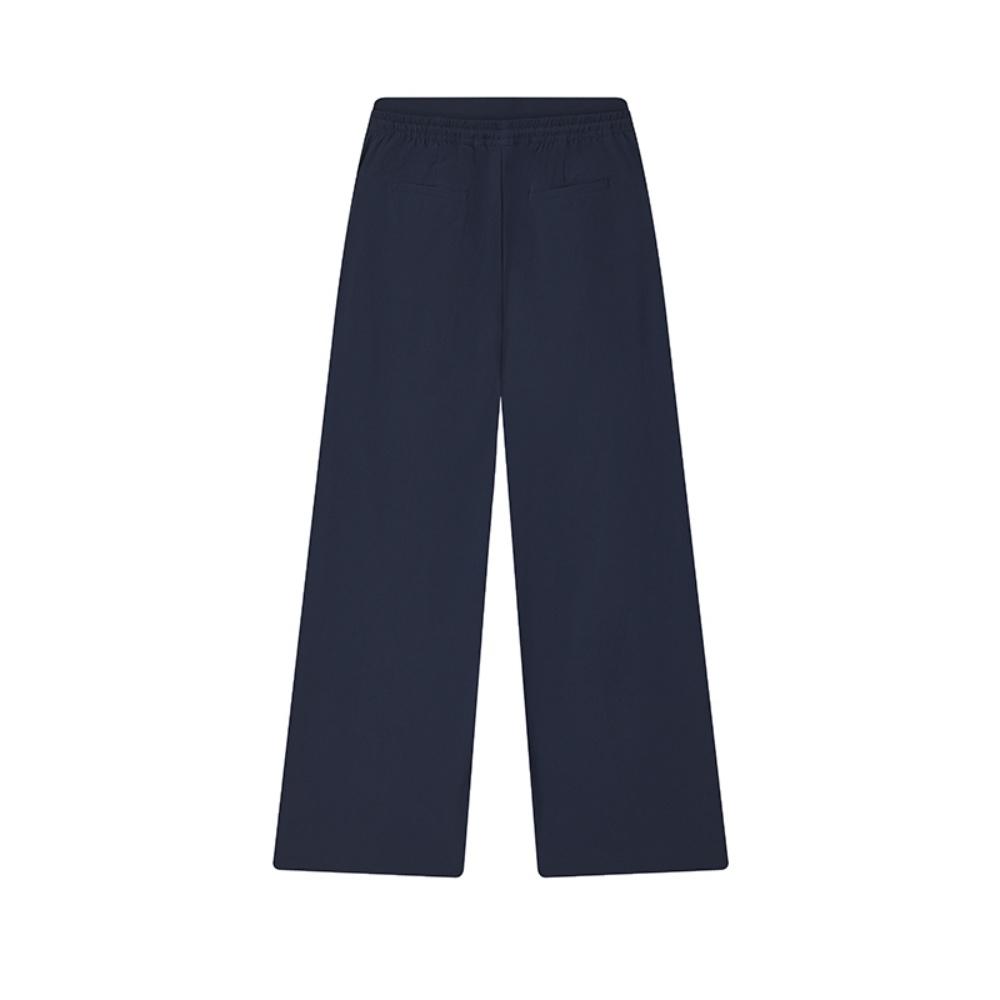 FILA Milano Series Trendy Fashion Versatile Straight Loose Casual Pants Women bottoms Deep-Blue F11W535801F-DB