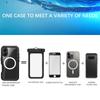 REDPEPPER D-UP Series For iPhone 16 Case IP68 Waterproof Clear Back Panel Phone Cover Compatible with MagSafe