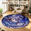 Honkai Star Rail Personalized Round Rug Support Custom Name, Soft Home Decor Mat
