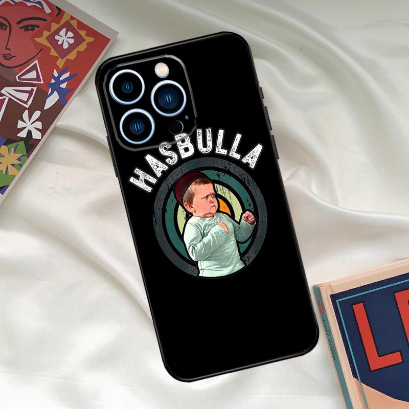 Lustige Hasbulla Handyhülle Für iPhone 15 14 12 11 13 16 17 Pro Max 15 16 Plus 13 Mini 16e 17 Air Funda Hülle
