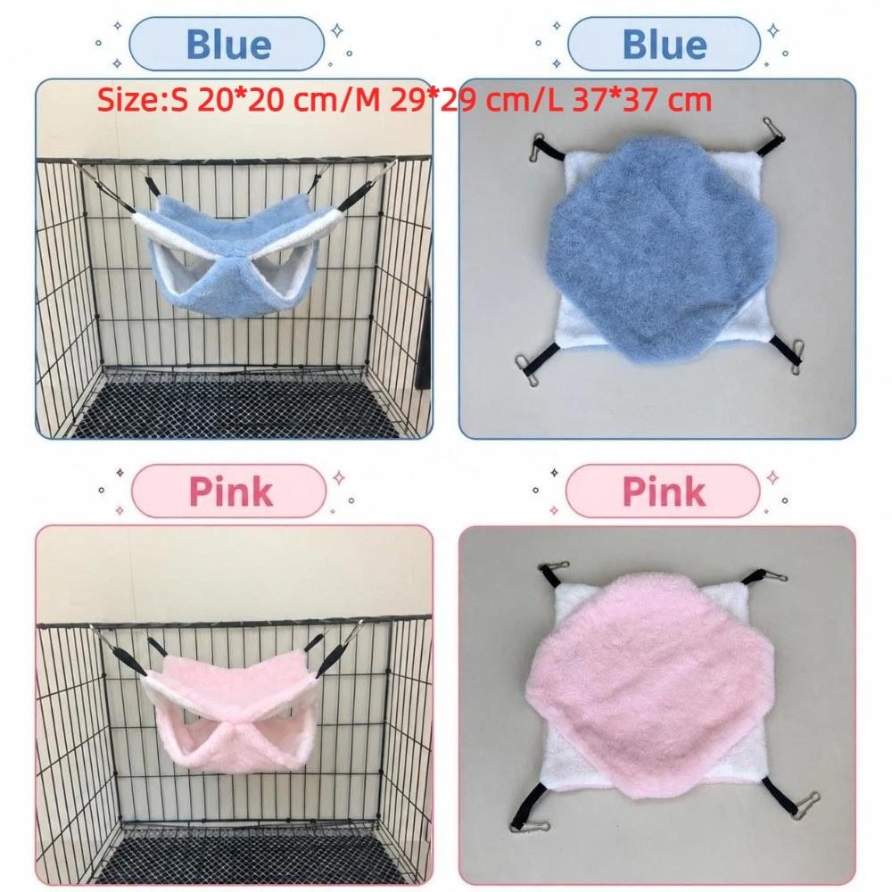 Warm Small Animal Sleeping Bag Winter Plush Nest Bed Cozy Hanging Pet Hammock for Hamster