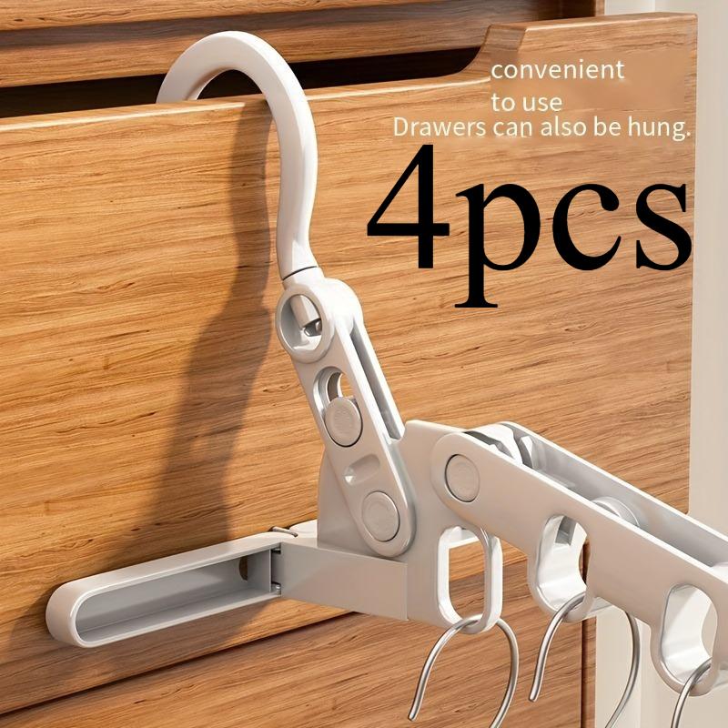 

Обов язковий дорожній сушильний стелаж, портативний та складаний, з 5 отворами, підходить для подорожей на автомобілі, економія місця під час подорожей, готелів, гуртожитків 4pcs