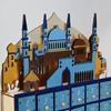 Ramadans Holz Countdown Kalender Schubladen Eid Mubarak Moschee Adventskalender Dekoration mit LED-Licht und 30 Schubladen