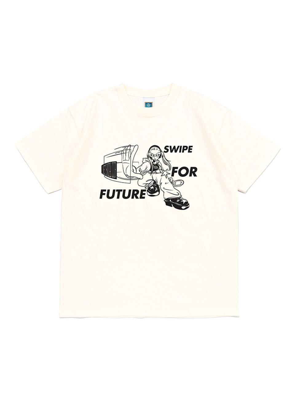 Net Social Club Swipe 4 Future Tee (Ivory) Ivory/S