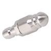 56MM Sewer Jet Nozzle 5000PSI 1 Front 6 Rear Stainless Steel Sewer Jet Nozzle for Pipe Unclogging