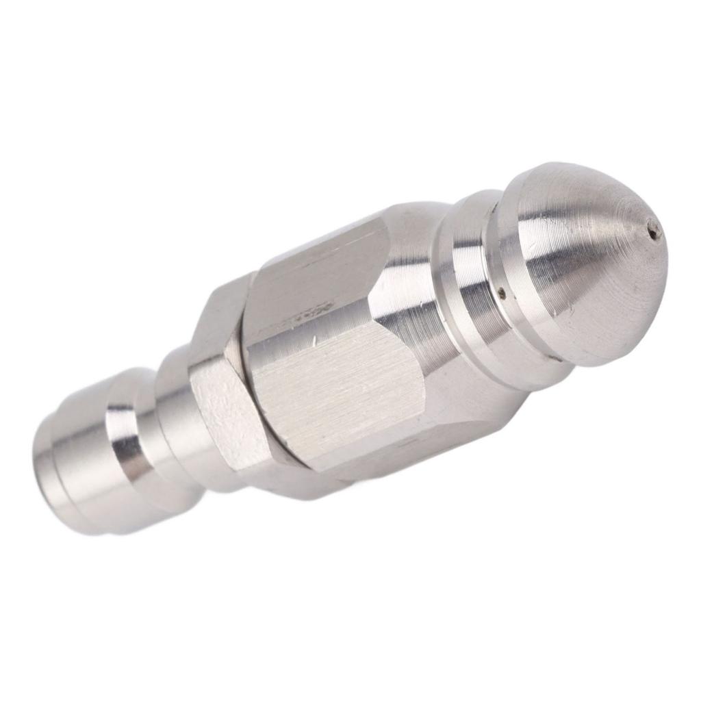 56MM Sewer Jet Nozzle 5000PSI 1 Front 6 Rear Stainless Steel Sewer Jet Nozzle for Pipe Unclogging