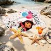 Custom Name Personalized Gabby's Dollhouse Print Beach Towel, for Trip Camping Beach Party Home Decor, Birthday Gift for Family & Friends