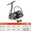 Mavllos SCYLLA II 122g Lightweight Spinning Reel Carbon Gear 4kg Drag 1000 1000S Sizes Dedicated To Micro Trout and Bass Finesse Frame, 5.21 Ratio,