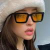Retro Square Frame Sunglasses Women Men Luxury Brand Designer Outdoors Travel Driving Sun Glasses UV400  Mujer