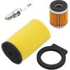Road Passion Air Filter & Oil Filters & Spark Plugs Kits Compatible with Yamaha Big Bear 350 Kodiak 400 4x4