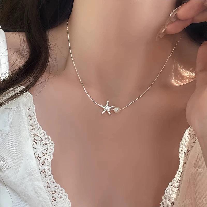 Female Pentagram Simple Fashionable Versatile Collarbone Necklace