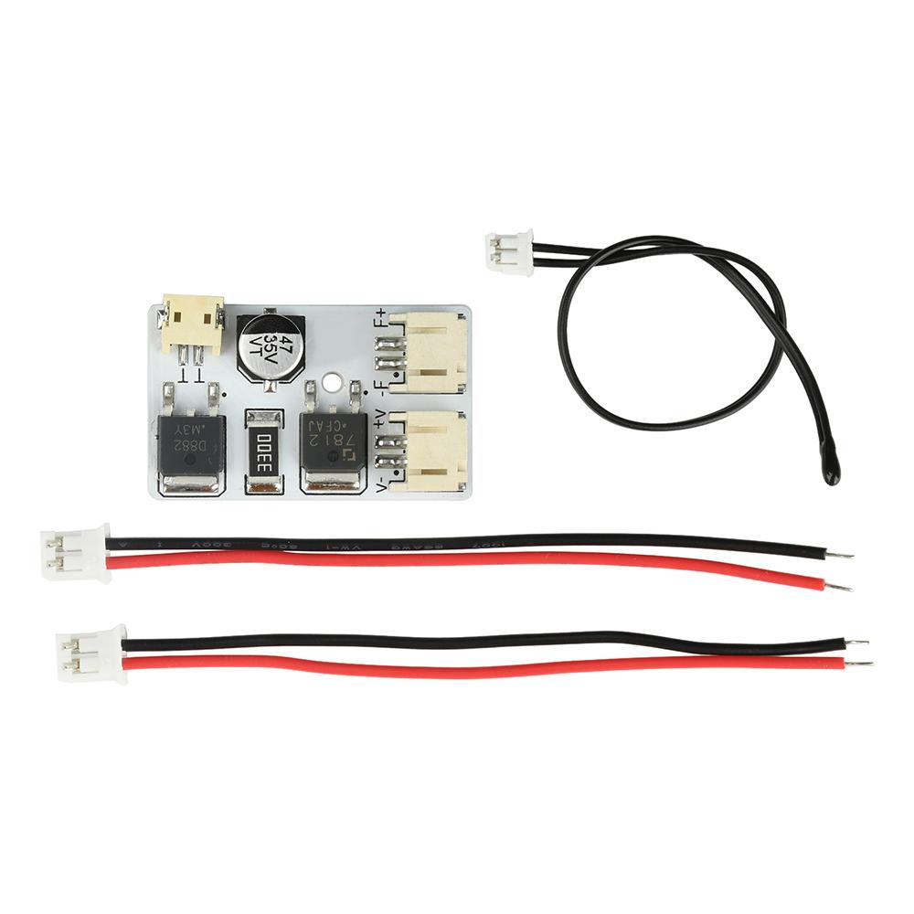 DC 12V PC CPU Fan Temperature Control Speed Controller Board Speed Controller Temperature Probe DIY Fan Speed governor