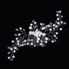 Kobiety Biżuteria do włosów dla nowożeńców Crystal Peals Grzebienie do włosów Suknia ślubna Akcesoria do włosów Szpilki do włosów Ręcznie robione ozdoby do włosów