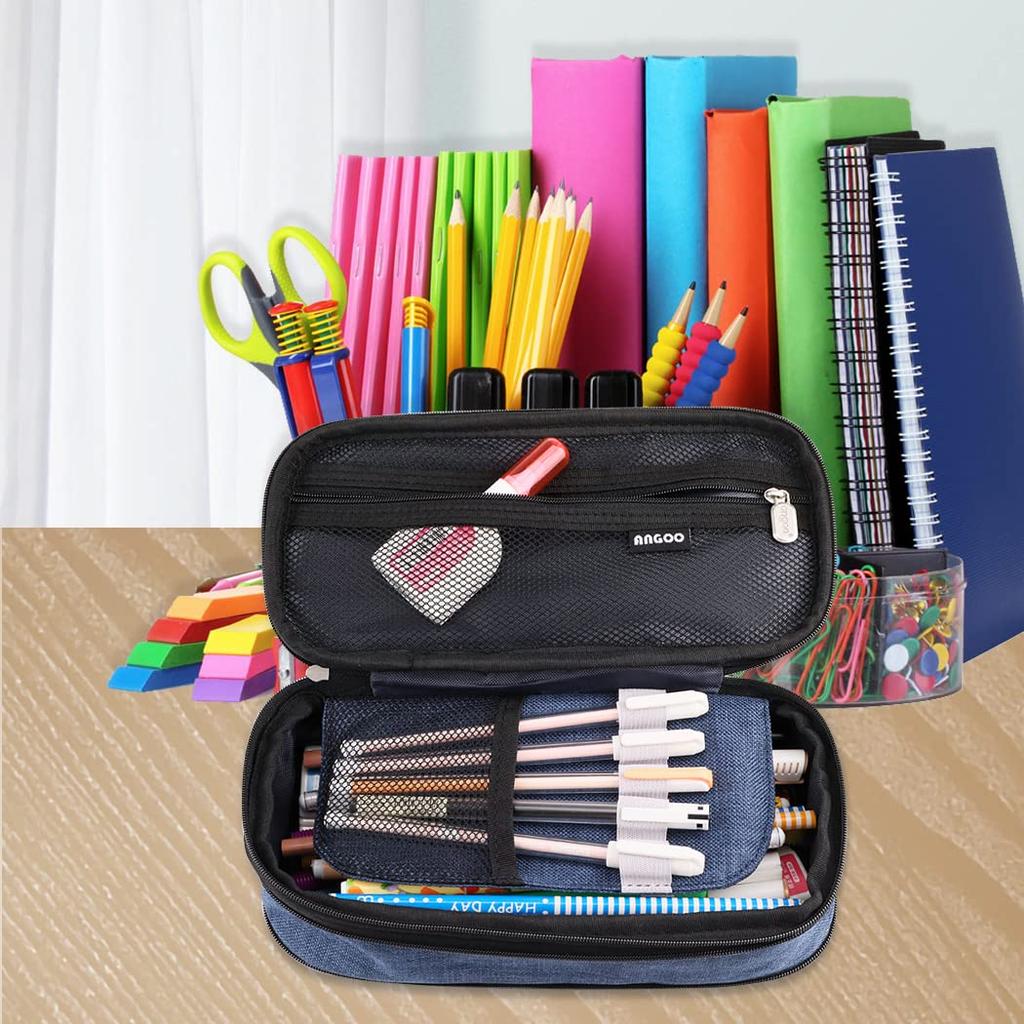 iSuperb Pen Pen Pencil Pencil Large Pencil Side High School Storage Business Elementary School High School College Junior High School Simple Case,