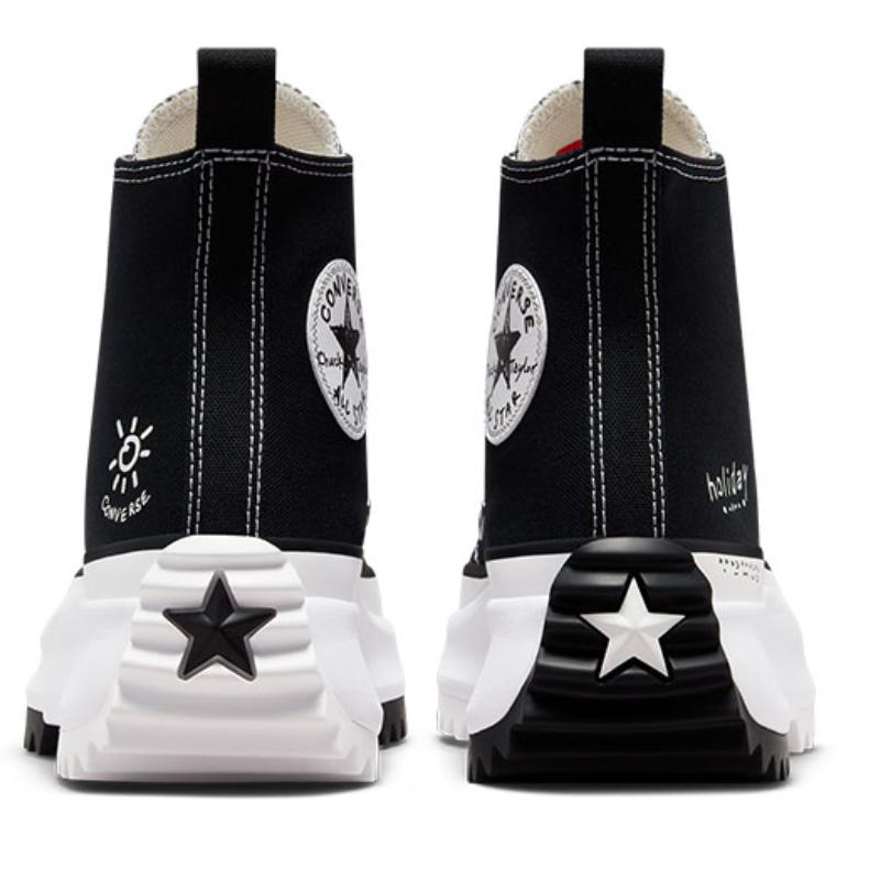 Converse Run Star Hike Platform High Top Espadrilles Unisex Black