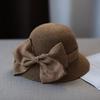 New Summer Bow Sun Hat Ladies Elegant Wide Brim Hat Female Sunscreen Vintage Hats Straw Beach Hat