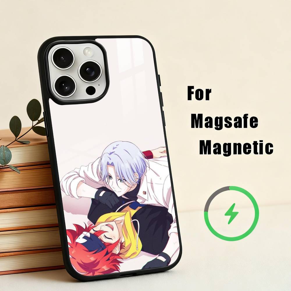 

SK8 The Infinity L-Langa R-Reki Phone Case For iPhone17,16,15,14,13,12,11 Plus,Pro Max Magnetic For Magsafe Wireless Charging iPhone11PRO