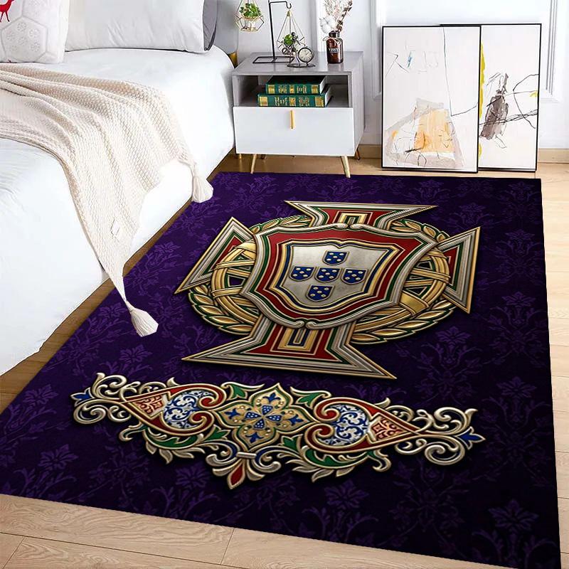 Heritage Royal Emblem carpet printing Living room and bedroom mats Doormat Office chair cushion Bathroom mat