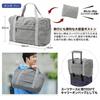 phiten Folding Boston Bag Metax Gray