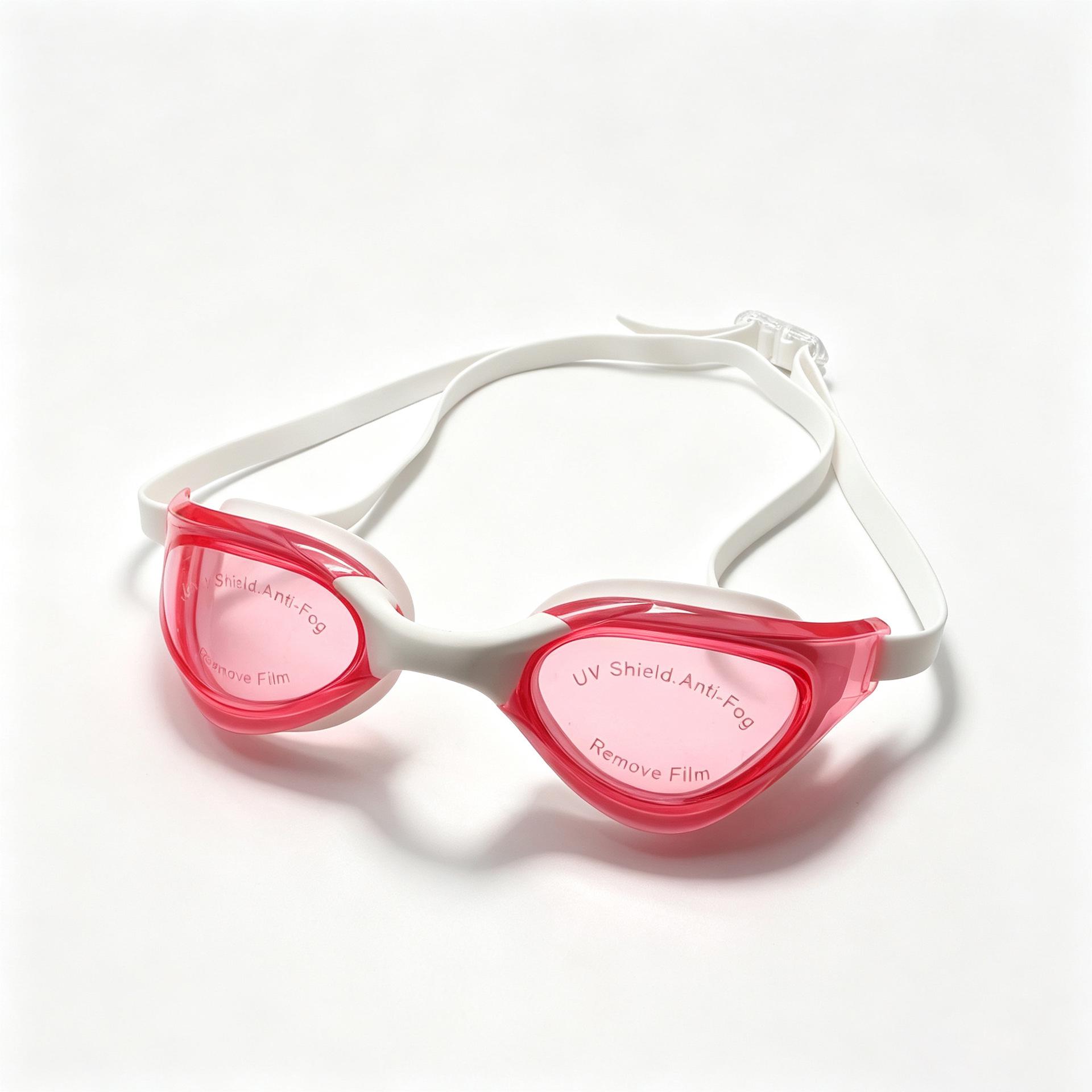 Anti-Beschlag HD Schwimmbrille für Erwachsene - Professionelles Rennen & Training, Bequemes Silikon, Wasserdicht, Galvanisierte Gläser.